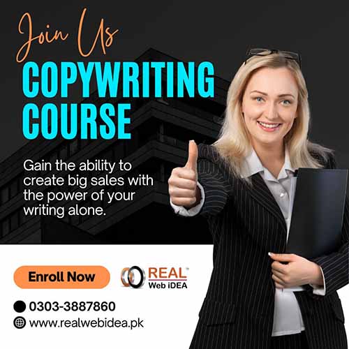 Blue Modern Copywriting Course Instagram Post